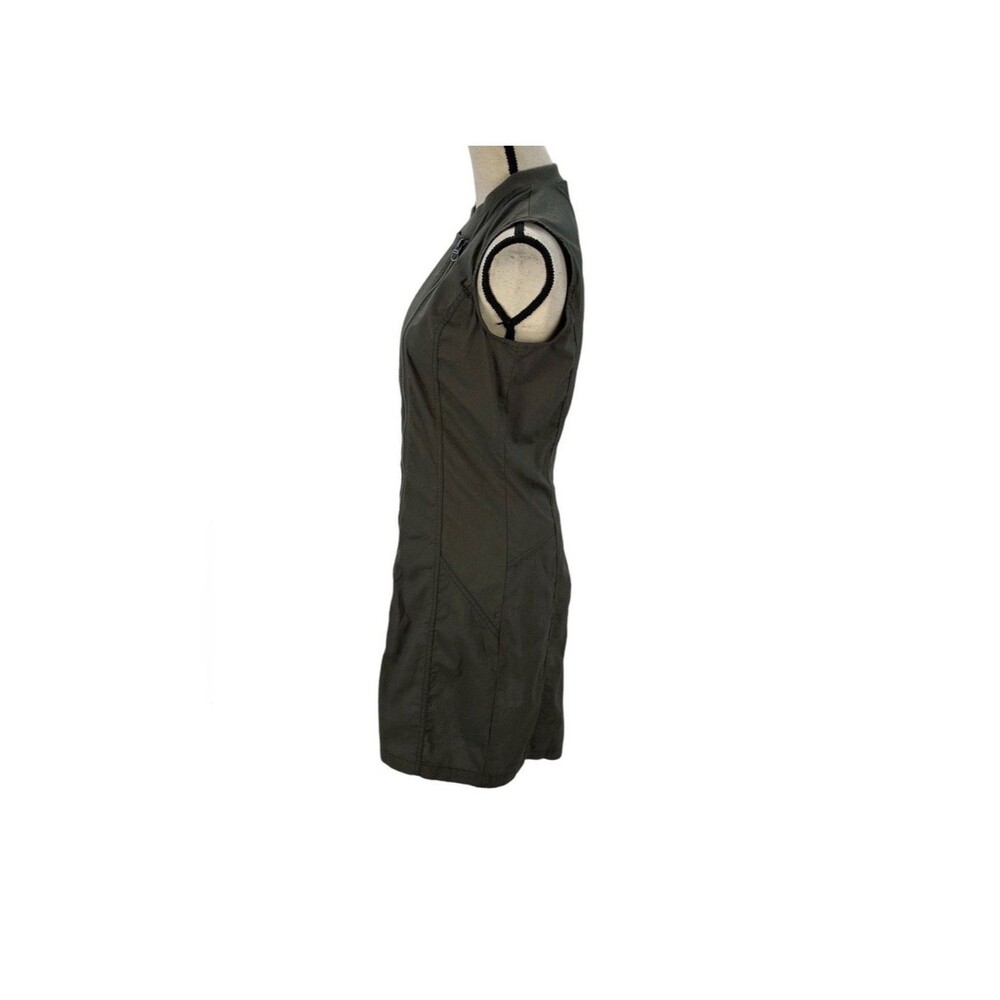 Bench Sleeveless Zip Front Lightweight Mini Dress Dark Grey Size Small - Picture 3 of 8